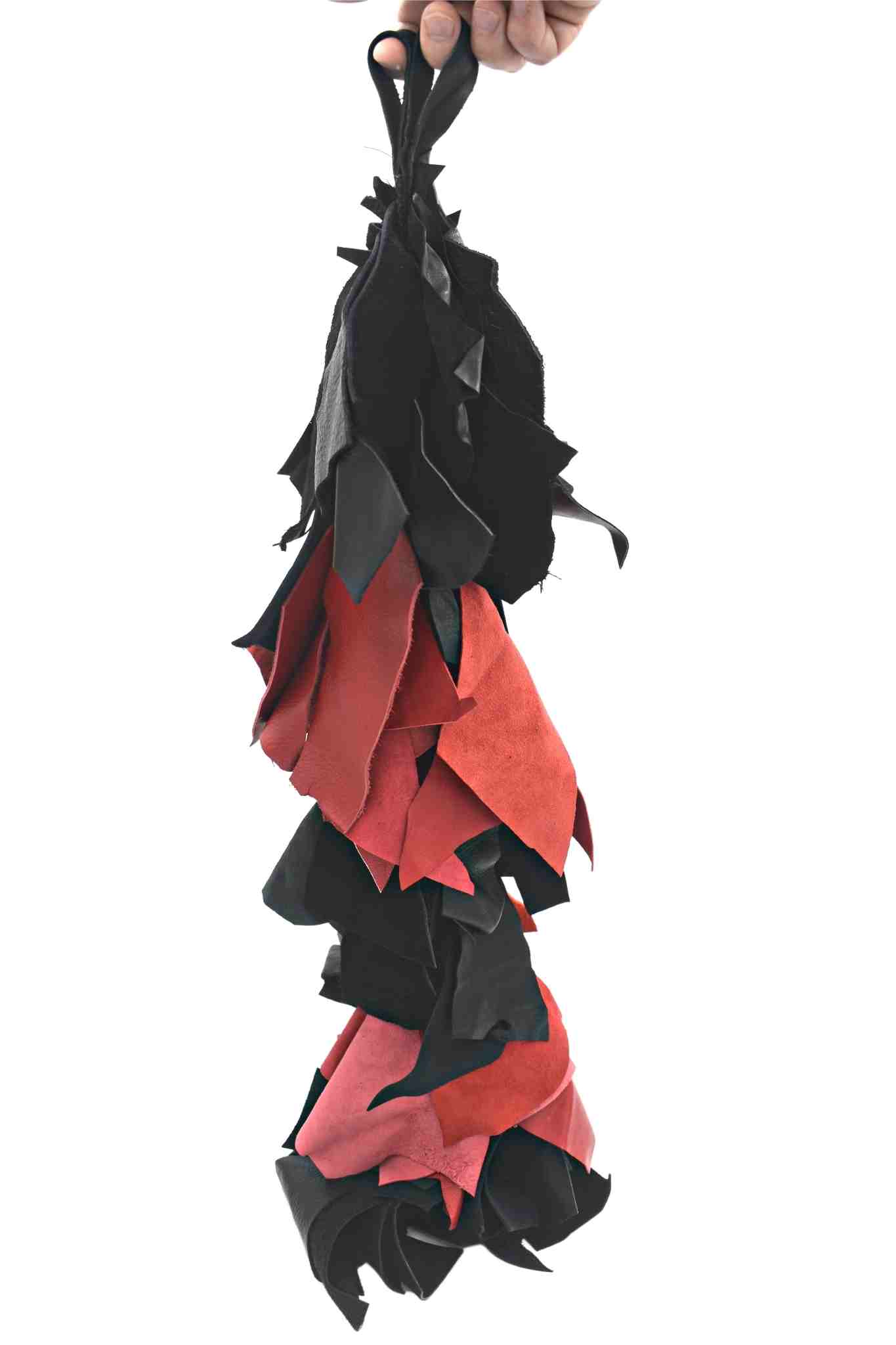 BOA Heavy Leather Flogger With Finger Loops